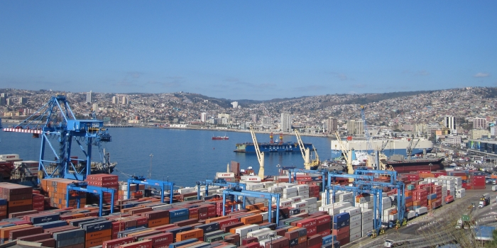 Chile: Valparaíso: Hafen von Valparaiso, Foto: Quetzal-Redaktion, cs