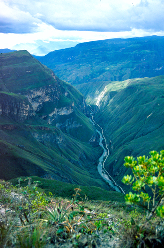 Das schwer zugängliche Gebiet der Chachapoyas im heutigen Peru - Foto: Quetzal-Redaktion, ssc